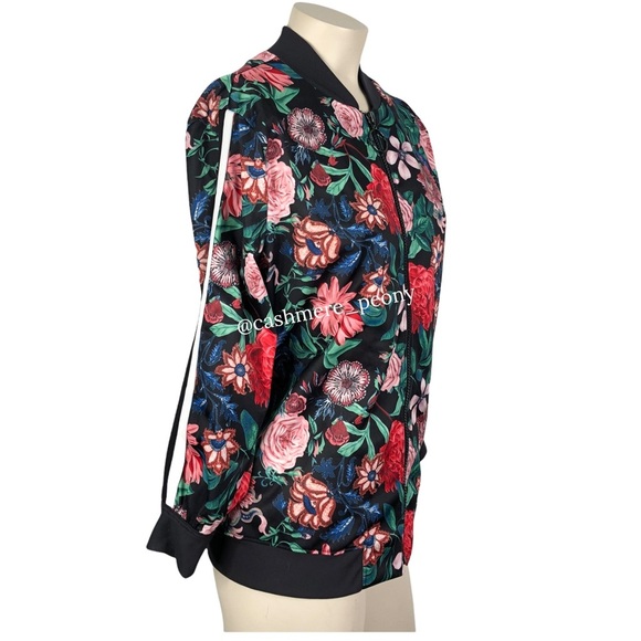 project RUNWAY Floral Bomber Jacket Small - Picture 6 of 10